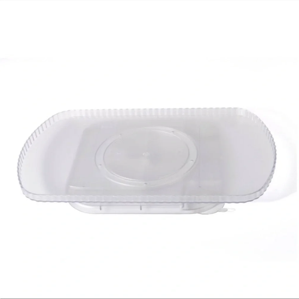 NWT Rectangle Rotating Clear Susan Tray